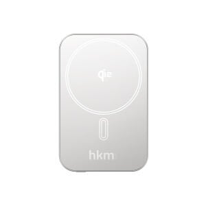 hkm tech MAG Q-ELITE 5.000 mAh 20W Qi2 Teknolojili ve MagSafe Uyumlu Kablosuz İnce Powerbank