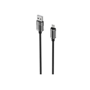 hkm tech KNIT GLAM 2.1A Hızlı Şarj Destekli, USB-A to Lightning Şarj ve Data Aktarım Kablosu