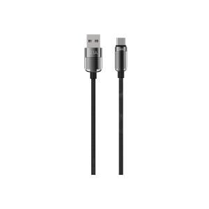 hkm tech KNIT GLAM 2.1A Hızlı Şarj Destekli, USB-A to Type-C Şarj ve Data Aktarım Kablosu