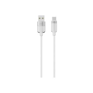 hkm tech KNIT GLAM 2.1A Hızlı Şarj Destekli, USB-A to Type-C Şarj ve Data Aktarım Kablosu