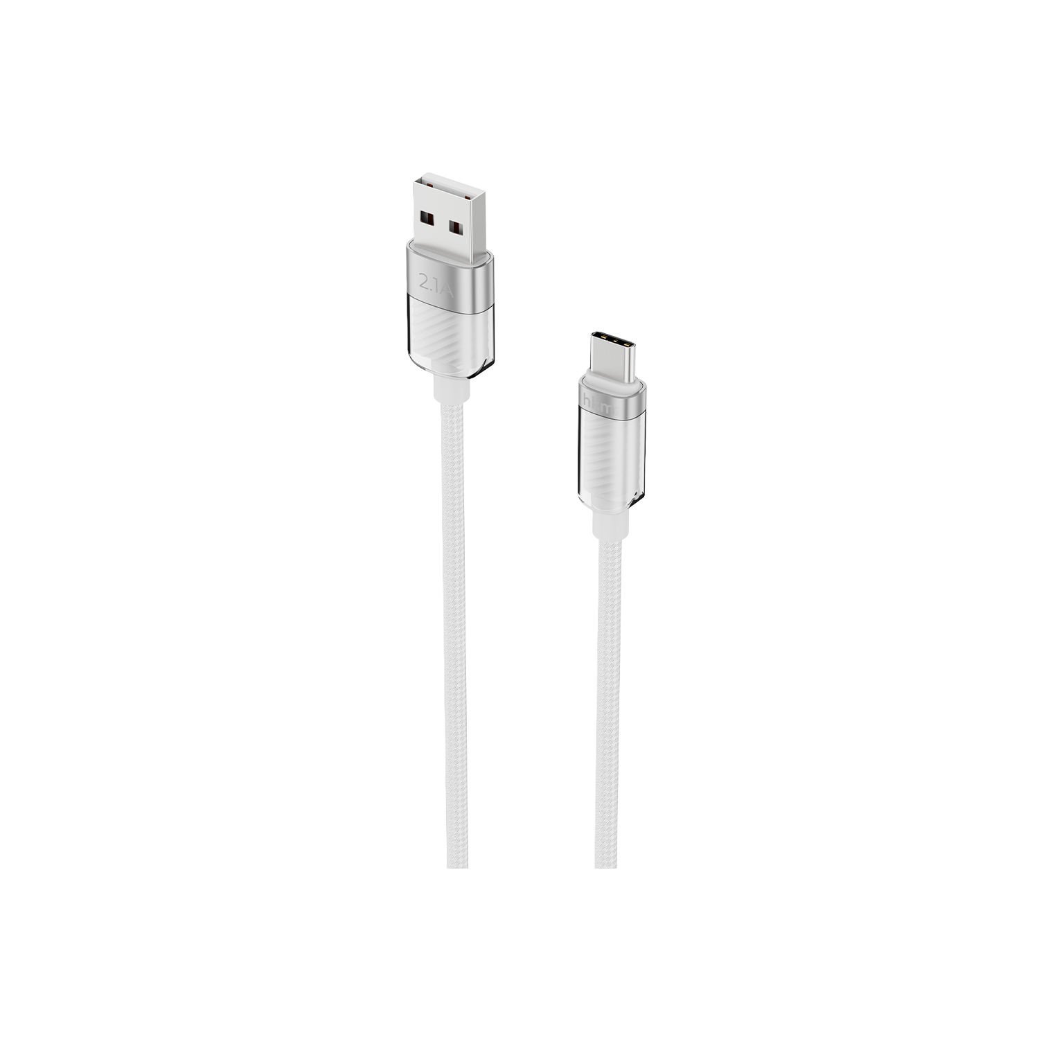 hkm tech KNIT GLAM 2.1A Hızlı Şarj Destekli, USB-A to Type-C Şarj ve Data Aktarım Kablosu