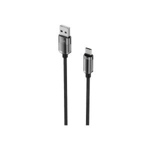 hkm tech KNIT GLAM 2.1A Hızlı Şarj Destekli, USB-A to Type-C Şarj ve Data Aktarım Kablosu