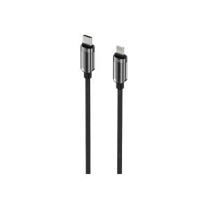hkm tech KNIT GLAM 30W Hızlı Şarj Destekli, Type-C to Lightning Şarj ve Data Aktarım Kablosu