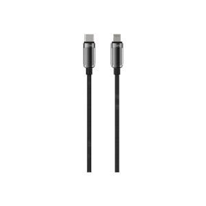 hkm tech KNIT GLAM 30W Hızlı Şarj Destekli, Type-C to Lightning Şarj ve Data Aktarım Kablosu