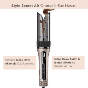 BaByliss C6688E Style Secret Air Otomatik Saç Maşası