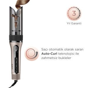BaByliss C6688E Style Secret Air Otomatik Saç Maşası