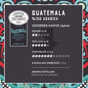 Caffe Corsini Guatemala %100 Arabica Çekirdek Kahve 250GR