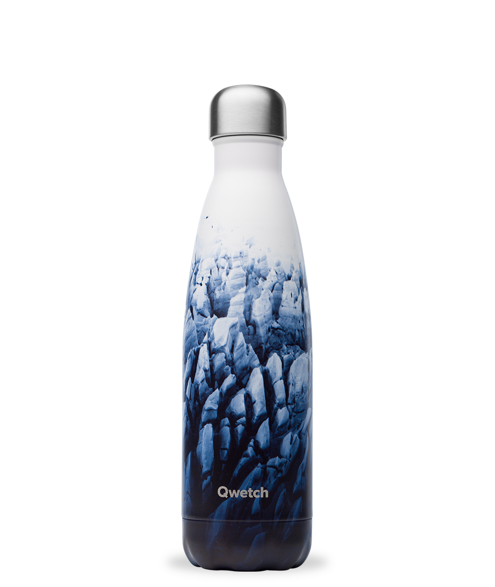 Qwetch QD3363 Isı Yalıtımlı 500ml Termos - Buz Desenli
