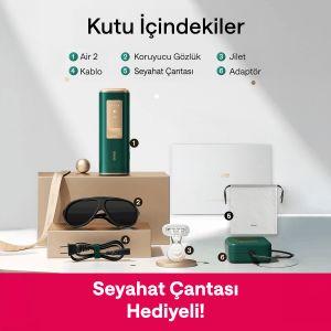 Ulike Air 2 Travel ED IPL Lazer Epilasyon Aleti Safir Buz Soğutma Teknolojisi