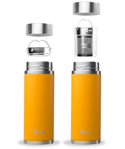 Qwetch QT5031 Isı Yalıtımlı 400 ml Termos - Safran