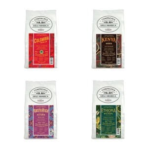 Caffe Corsini %100 Arabica Çekirdek Kahve 4x250GR Tadım Paketi