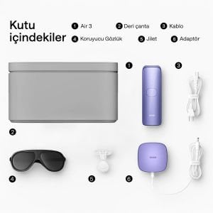 Ulike Air 3 IPL Lazer Epilasyon Aleti Safir Buz Soğutma Teknolojisi