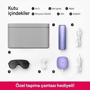 Ulike Air 3 IPL Lazer Epilasyon Aleti Safir Buz Soğutma Teknolojisi