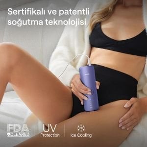 Ulike Air 3 IPL Lazer Epilasyon Aleti Safir Buz Soğutma Teknolojisi Mor