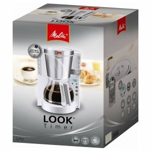 Melitta Look IV Timer (Zaman Ayarlı) Filtre Kahve Makinesi Beyaz