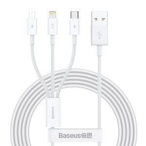 Baseus Superior 3in1 3.5A 150 cm Şarj Kablosu