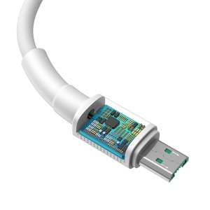 Baseus Mini White 4A 200 cm Micro USB Şarj Kablosu
