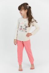 Roly Poly 2569 Winter Love Kız Çocuk Uzun Kol Pijama Takımı