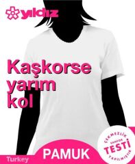 Yıldız 3017 Battal Kaşkorse Kısa Kol Kadın Fanila