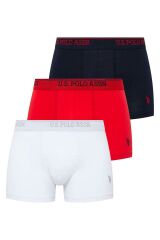 U.s Polo Assn. 80097 Erkek 3'lü Pamuklu Boxer