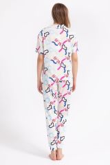 Roly Poly 2786 Love Krem Kadın Gömlek Pijama Takımı