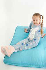 Roly Poly 2964 Garson Rabbit Kız Çocuk Uzun Kol Pijama Takım