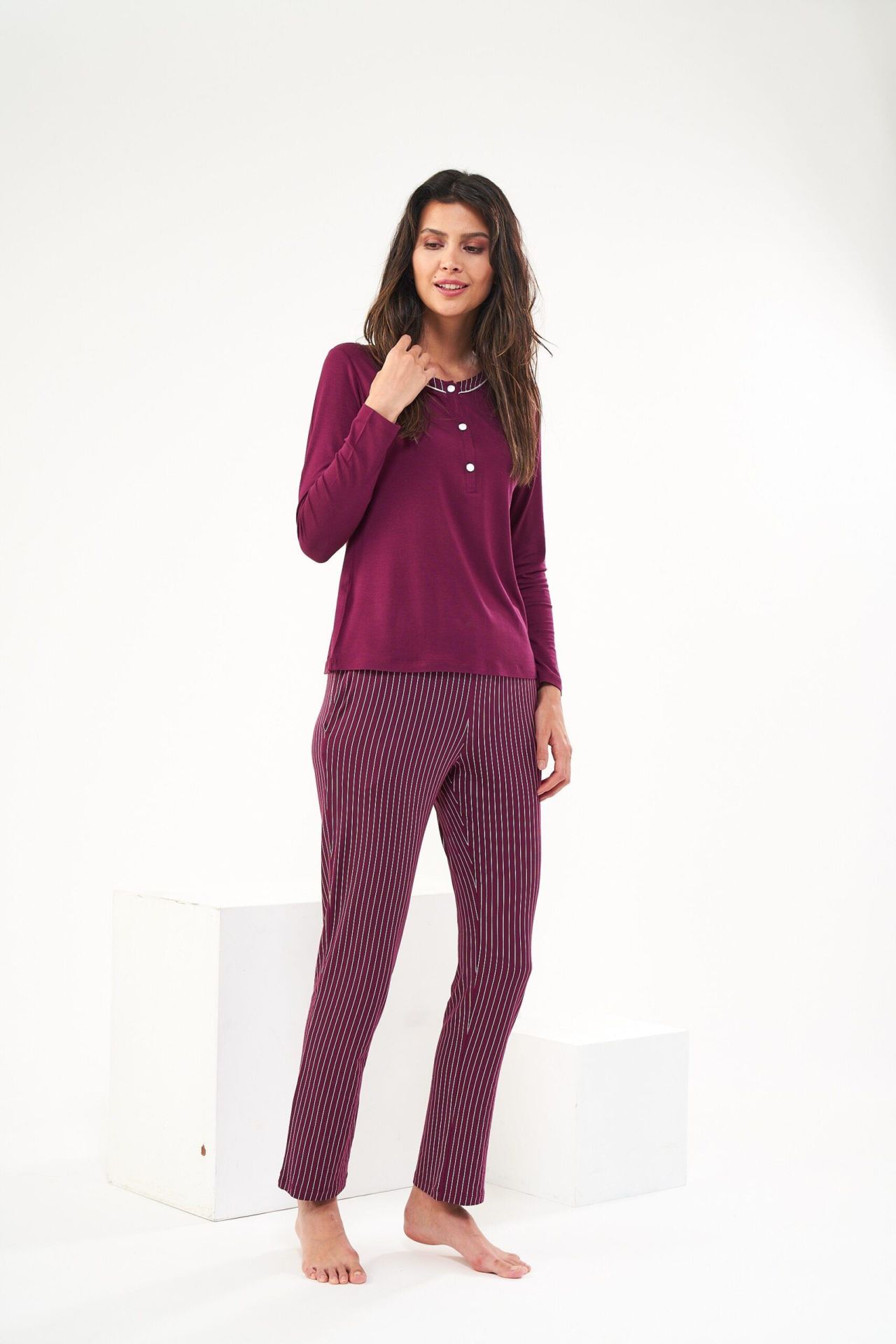 Pjs 22430 Kadın Patlı Pijama Takım