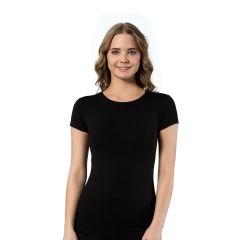 Lüx Drm Kadın Bambu Kısa Kol Body T-Shirt
