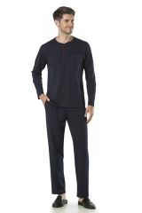 Pierre Cardin 5595 Erkek Çeyizlik Triko Ropdöşambır Pijama 5'li Set Takım Bordo - M