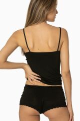 Pierre Cardin 361 Kadın Dantelli Penye Atlet Külot Kaşkorse Set