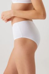 Pierre Cardin 2033 Maxi Cut 3'lü Ekonomik Paket Yüksek Bel Pamuklu Basic Slip Külot