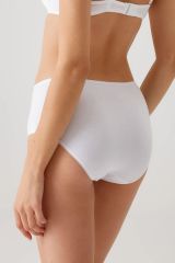 Pierre Cardin 2033 Maxi Cut 3'lü Ekonomik Paket Yüksek Bel Pamuklu Basic Slip Külot