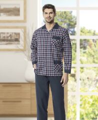 Kly 4016 Apaj Yaka Erkek Pijama Takımı