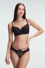 Anıl 4837 Kadın Desteksiz Sütyen ve Slip Takım