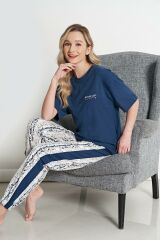 Pijadore 1682 Kadın Kısa Kollu Pijama Takım