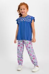 Roly Poly 1795 Kısa Kollu Kız Çocuk Pijama Takımı