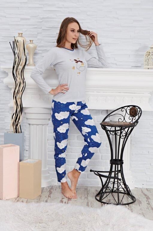 Çelebi 514 Kadın Uzun Kollu Pijama Takımı