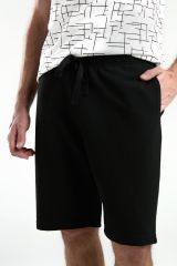 Arnetta Erkek Desenli Bisiklet Yaka Kısa Kollu Şortlu Pijama Takım