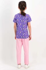Roly Poly 1743 Kısa Kol Kız Çocuk Pijama Takımı