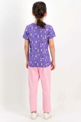 Roly Poly 1743 Kısa Kol Kız Çocuk Pijama Takımı