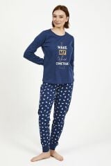 Roly Poly 2995 Pure Love Little Sweet Kadın Uzun Kol Pijama Takım
