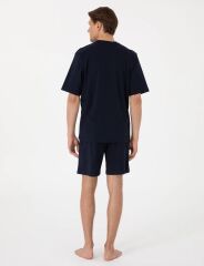 Pierre Cardin Erkek Bordo Jakarlı Kısa Kol Şortlu & Uzun 3'lü Özel Kutulu Pijama Takım