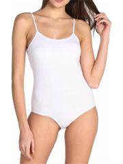 Tutku 148 Beyaz İp Askılı Çıtçıtlı Body