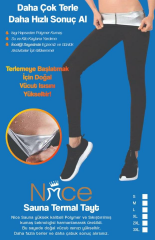 GD GOLDOREMİ Unisex Terleten Sauna Termal Etkili Terleme Tayt