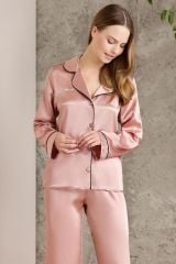 Pierre Cardin 1200 Saten Biyeli Pijama Takımı