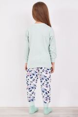 Roly Poly 2960 Leopard Kız Çocuk Uzun Kol Pijama Takım