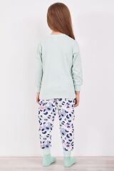 Roly Poly 2960 Leopard Kız Çocuk Uzun Kol Pijama Takım