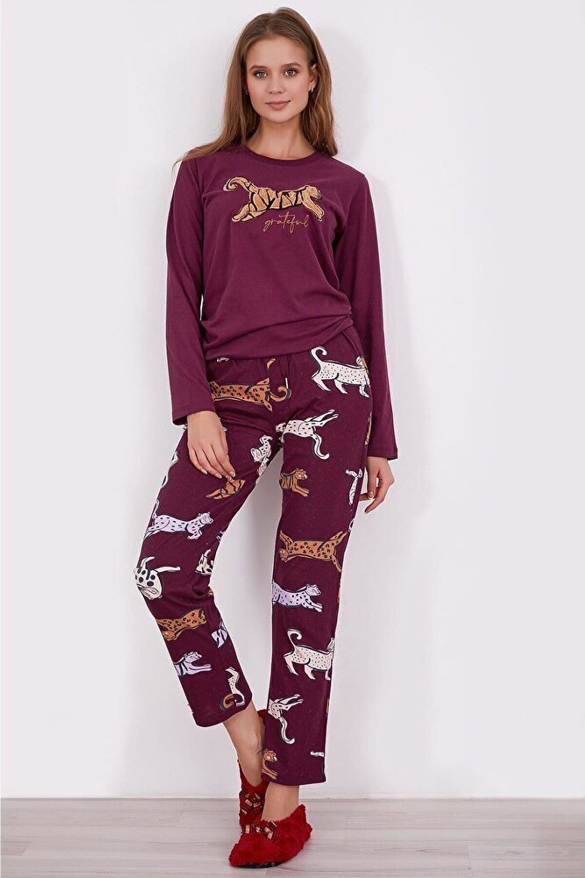 Arnetta 2169 Grateful Kadın Uzun Kol Pijama Takım
