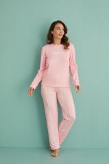 Gd Goldoremi 14102-7 Kadın Fashion Lovers Termal Uzun Kol Pijama Takım