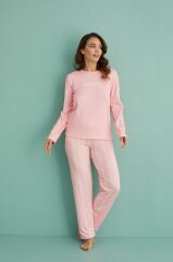Gd Goldoremi 14102-7 Kadın Fashion Lovers Termal Uzun Kol Pijama Takım